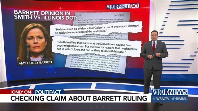 What Barrett said in court ruling