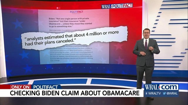 Biden resurrects old Obamacare claim