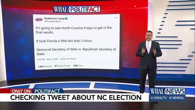 Students for Trump wrong about NC