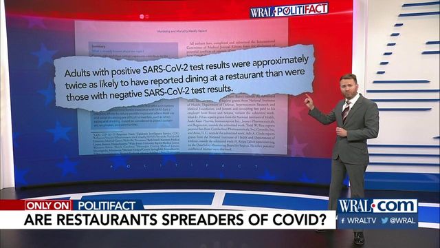 What the CDC says about restaurants