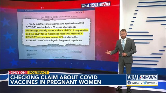 No link between COVID vaccines, miscarriage