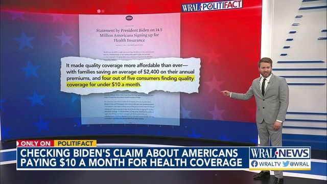 Checking Biden's ACA claim