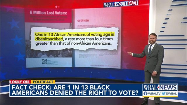 Checking Chambers' voter suppression claim