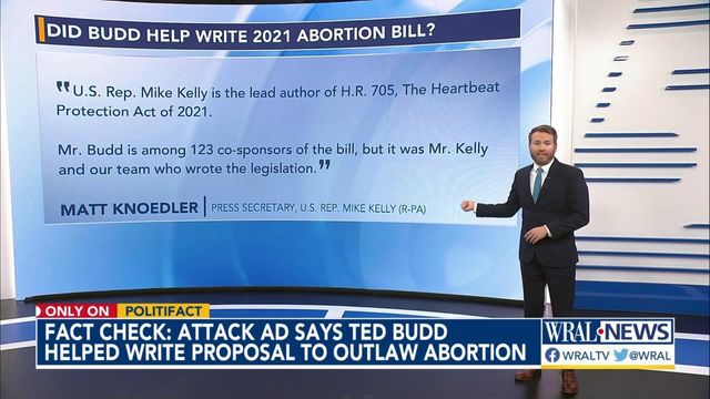 Checking ad's claim about Budd's abortion bill support