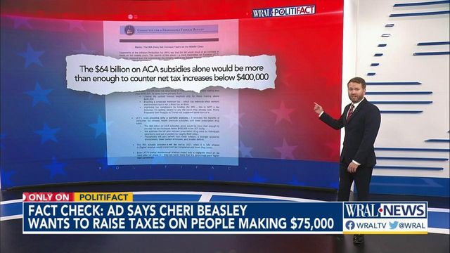 Does Beasley want to raise taxes?