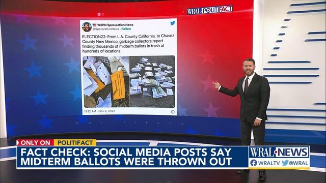 Were ballots discarded in the southwestern U.S.?