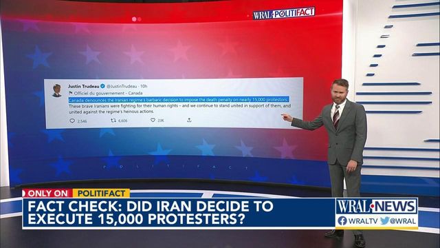 Checking rumor about Iran protesters