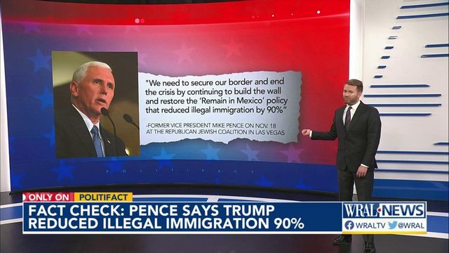 Did Trump reduce illegal immigration 90%?