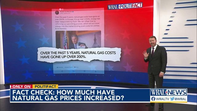 Checking Manchin claim about natural gas prices