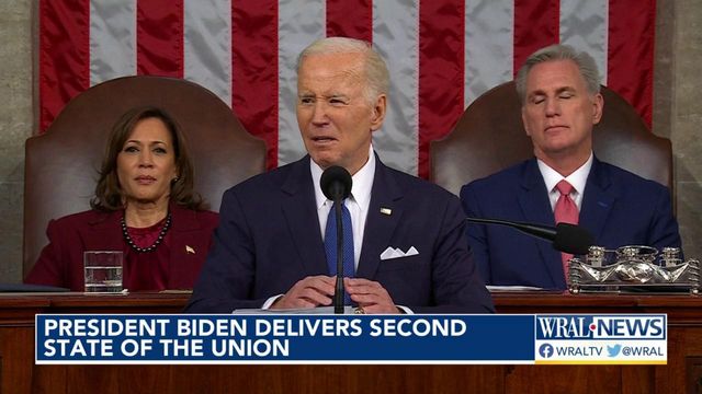 Biden faces audible opposition during State of the Union address