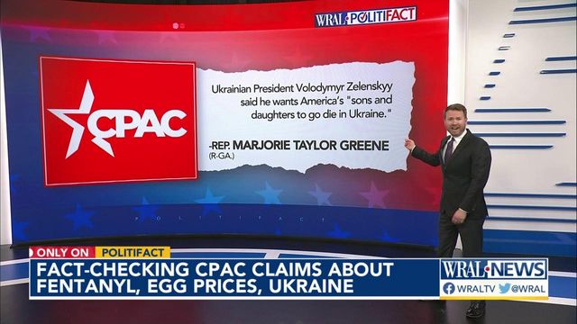 Checking claims from CPAC 2023