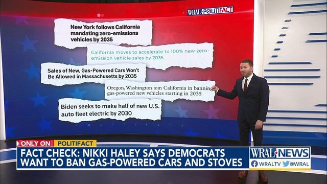 Checking Haley's claim about gas stoves, cars