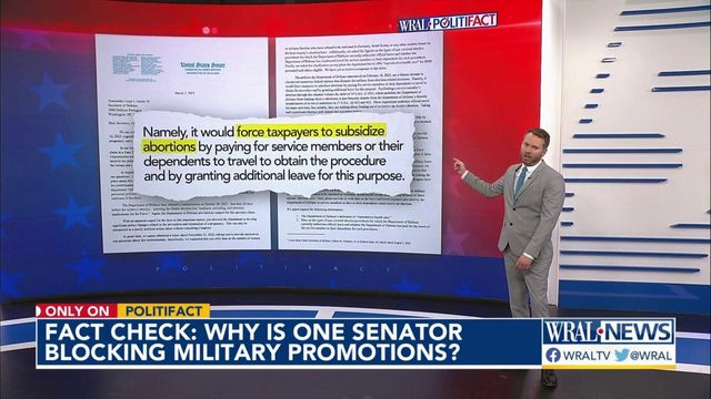 Fact check: Schumer says Tuberville blocking military appointments over 'reproductive care'