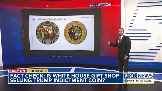 Fact check: Is the White House Gift Shop issuing a commemorative coin for Donald Trump's indictment?