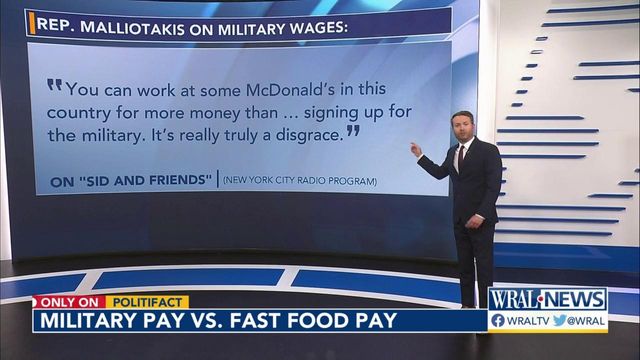 Fact check: Do fast food jobs pay more than entry-level military positions?