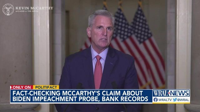 Fact-checking McCarthy claim about payments to Biden family members, associates
