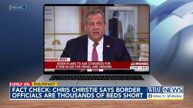 Fact check: Chris Christie says only 38,000 border beds available for 200,000 migrants a month