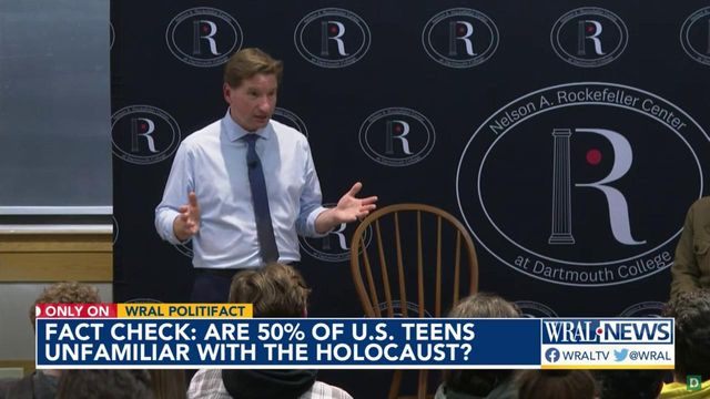 Fact check: Dean Phillips says half of U.S. high schoolers unfamiliar with the Holocaust