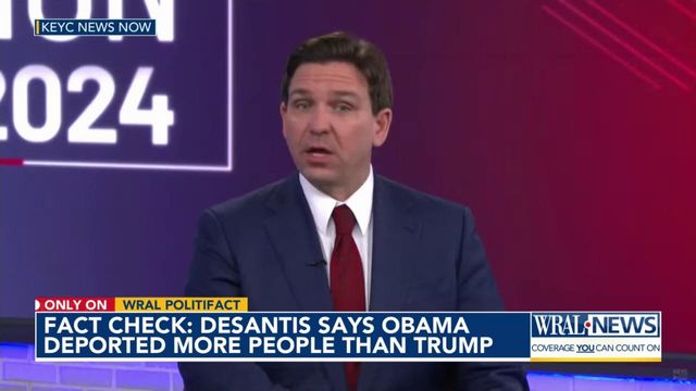 Fact check: DeSantis says Obama deported more people than Trump