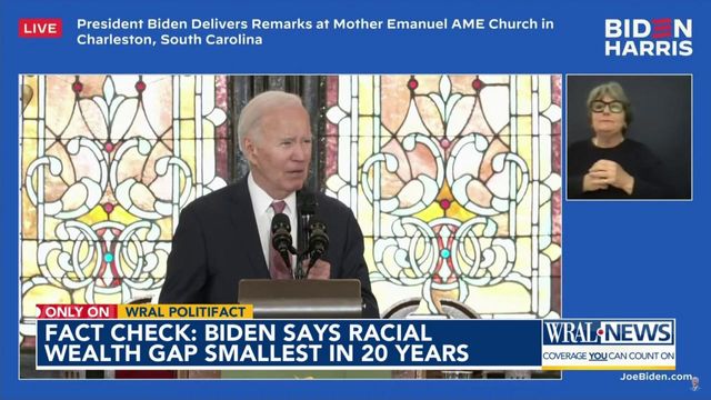 Fact check: Biden claims the racial wealth gap reached a 20-year low