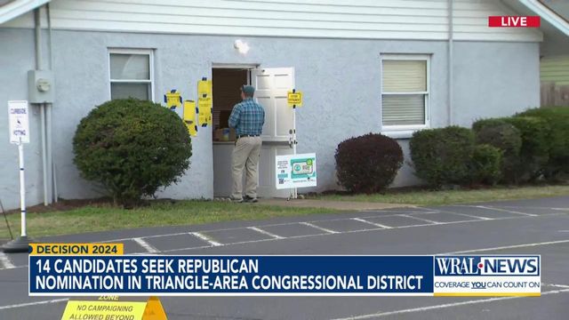 14 candidates seek Republican nomination in Triangle-area congressional district  