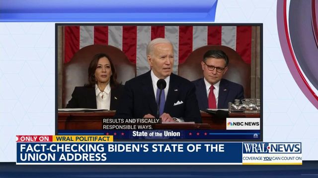 Fact-checking Biden SOTU claims about Trump and the economy