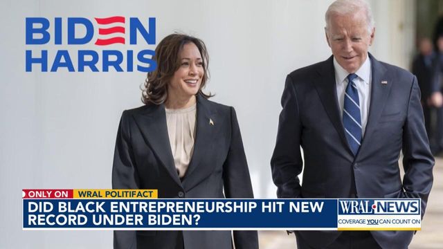 Fact check: Biden ad claims record for Black entrepreneurs