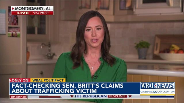Fact check: Katie Britt misrepresents key details of a sex trafficking survivor's story