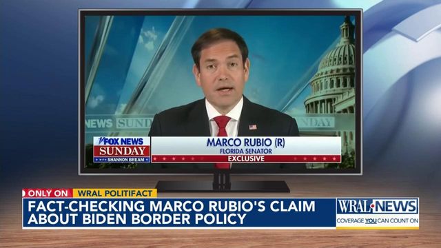 Fact-checking Marco Rubio's claim about Biden border detainment policy