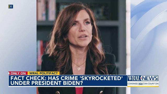 Fact check: Nancy Mace says crime has 'skyrocketed' under Biden