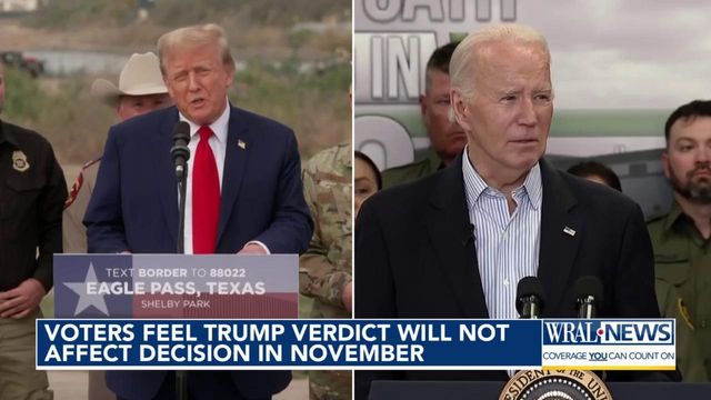 Apex voters feel Trump verdict will not affect decision in November