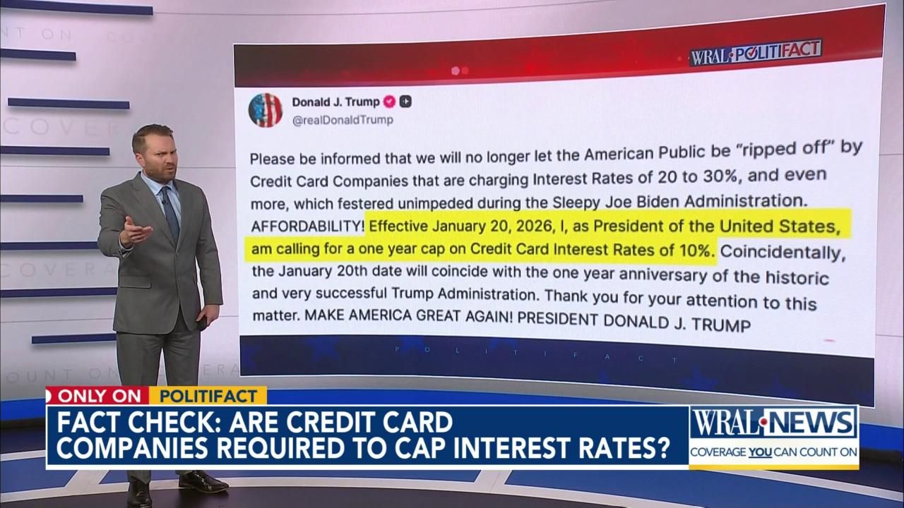 Fact check: Is your credit card company required to cap its interest rate at 10%?