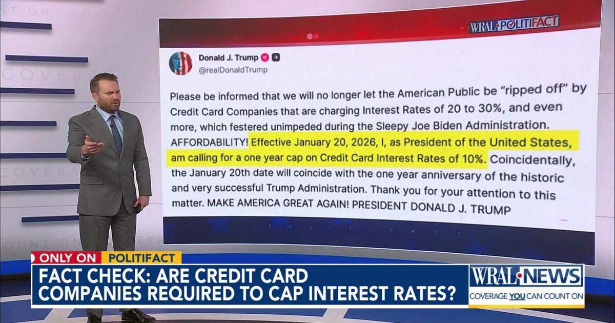 Fact check: Is your credit card company required to cap its interest rate at 10%?