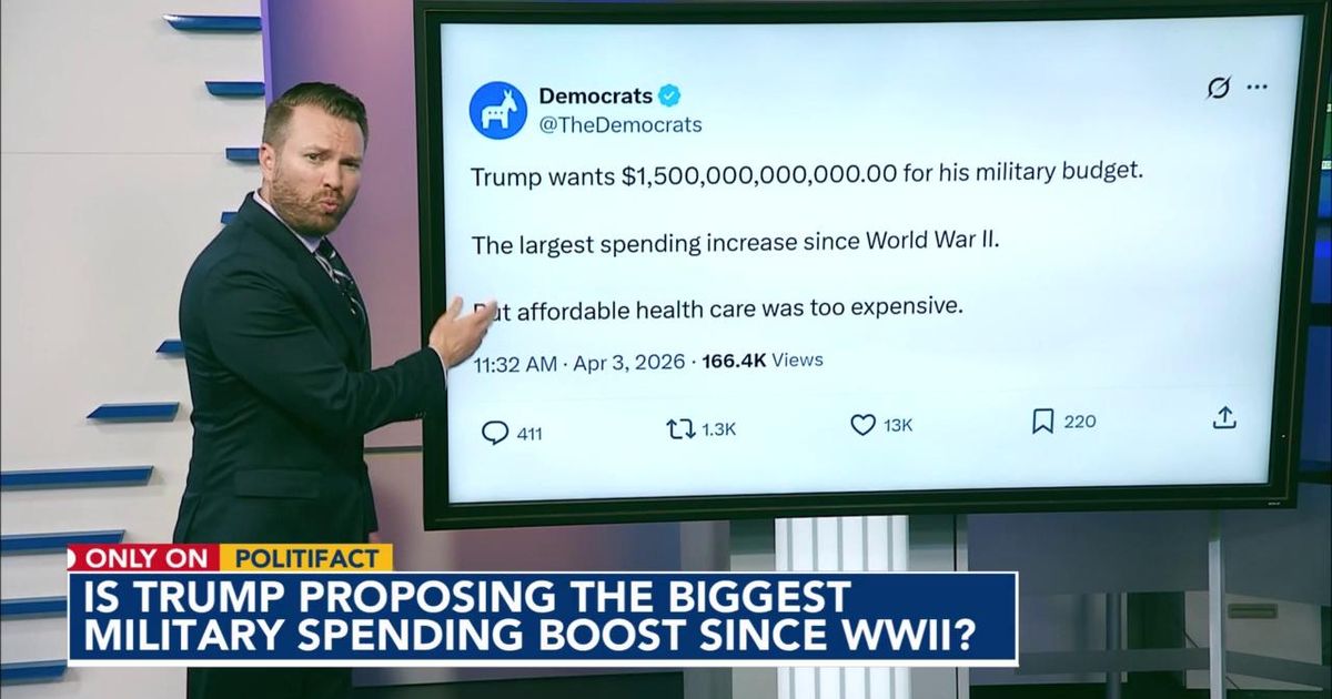 Fact-check: Is Trump proposing the biggest military spending boost since World War II?