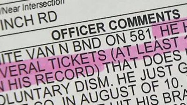 State agency investigates employee's driving record