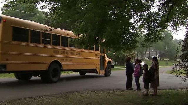 Durham students wait for bus near home shared by 11 sex offenders