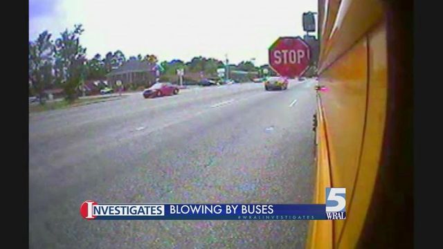 In NC, few drivers found guilty of passing school buses