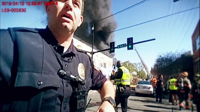 Body-cam videos show response to Durham gas explosion