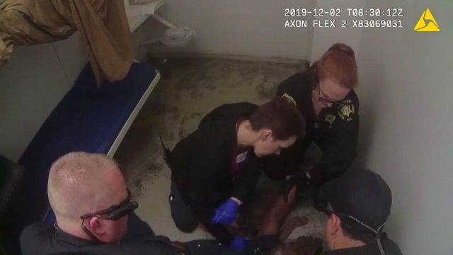 "I can't breathe": Bodycam video shows events that led to inmate's death in Forsyth Co jail