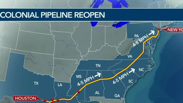 Getting pipeline up to capacity will take days