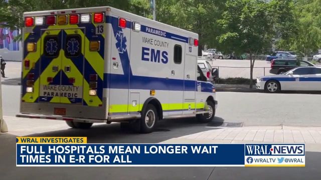 Overcrowded hospitals mean longer waits for EMS help 