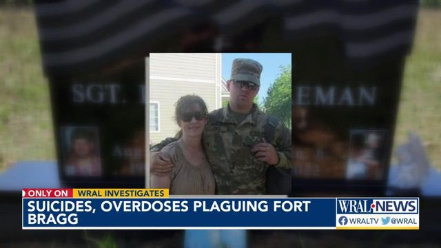 WRAL Investigates the high rate of deaths from suicide and overdoses of Fort Bragg soldiers 