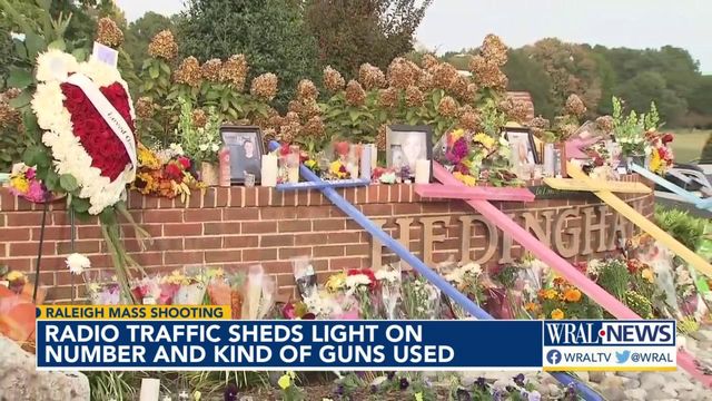 Radio traffic sheds light on number and kind of guns used in Raleigh mass shooting