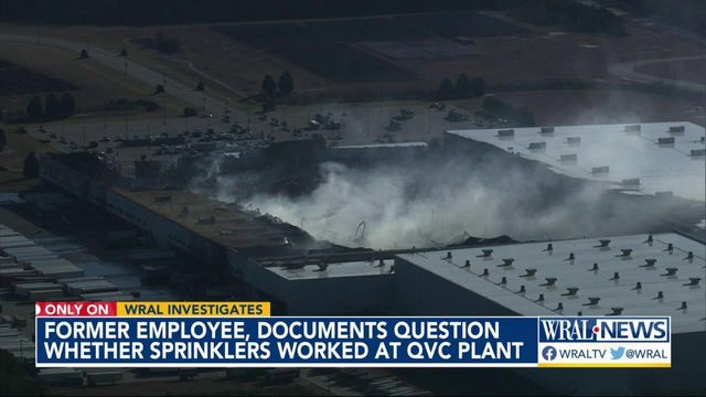 On WRAL-TV at 6: New and exclusive interview on the massive QVC warehouse fire could change everything we know
