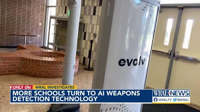 WRAL Investigates the local school system planning to use AI, radio waves for its new weapon detection system