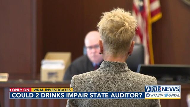 Could two drinks impair state auditor?