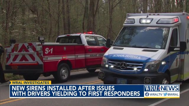 New sirens installed after issues with drivers yielding to first responders