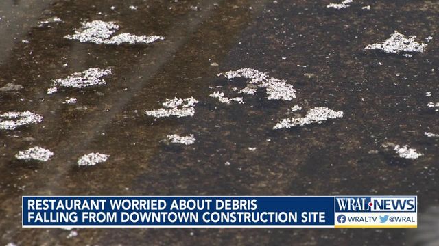 Whiskey Kitchen worried about debris falling from downtown construction site