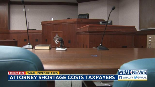 Attorney shortage in NC Courts costing taxpayers: WRAL Investigates why a solution may be in the hands of lawmakers