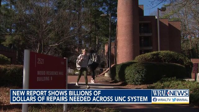 Billions of dollars of repairs needed across UNC System, new report shows